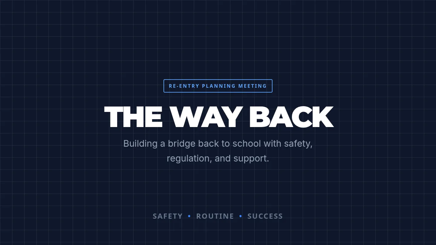 Reentry Roadmap Slides