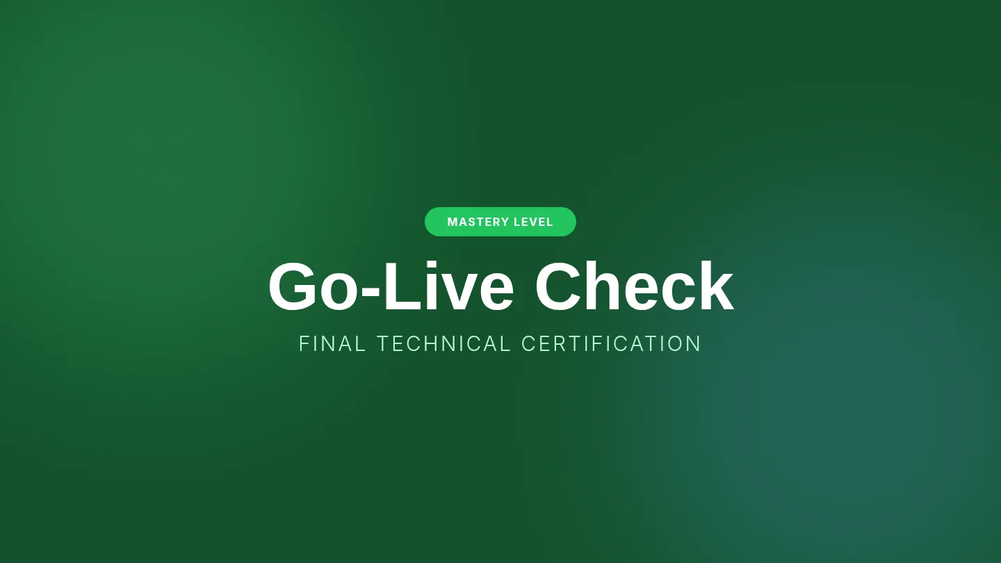 Go Live Slides