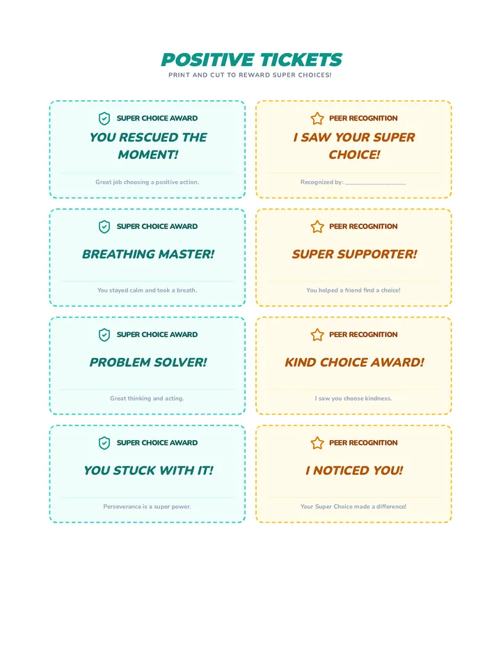 Positive Ticket Practice