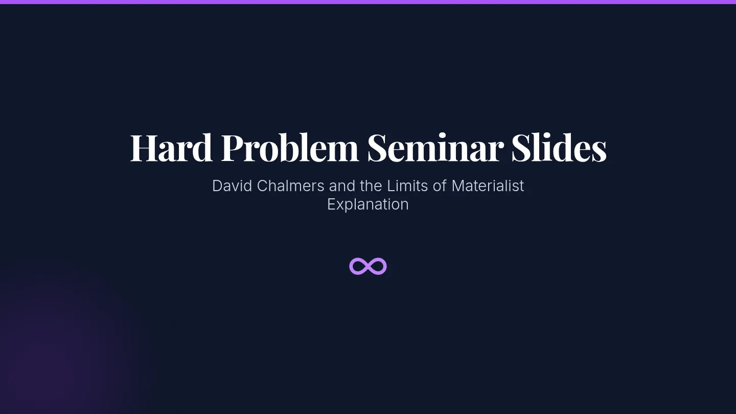 Hard Problem Seminar Slides