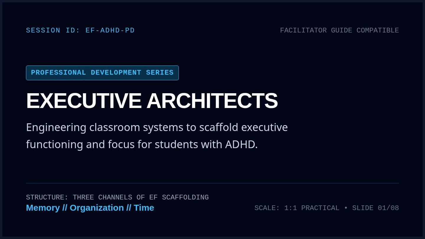 Executive Architects Slides