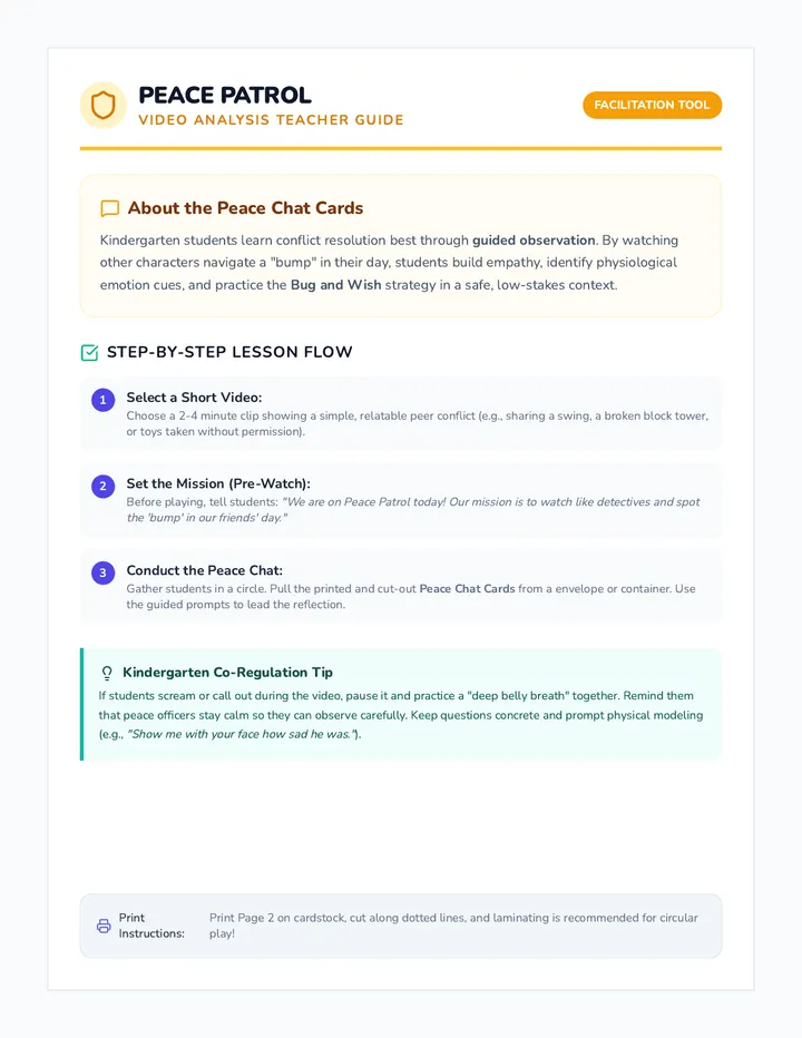 Peace Chat Cards