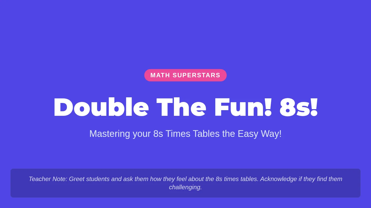 Double Fun Eights Slides