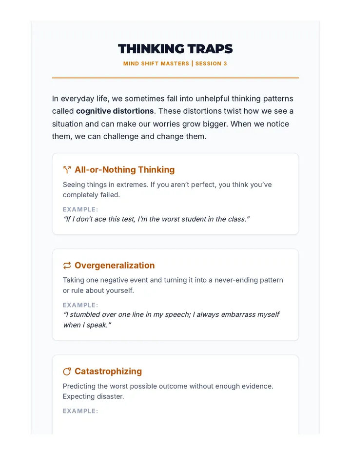 Distortions Reading Passage Traps