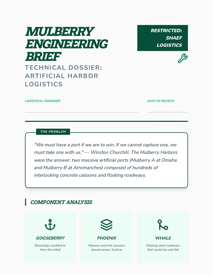 Mulberry Engineering Brief