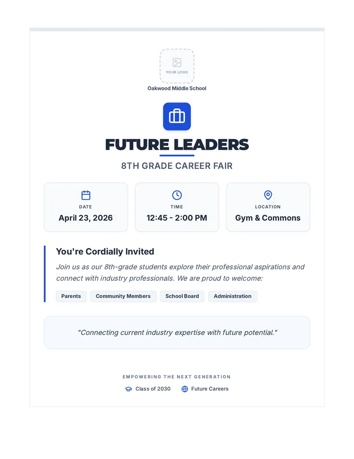 Future Leaders Flyer page 1