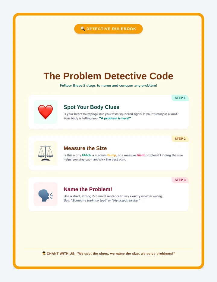 Problem Detective Anchor Charts