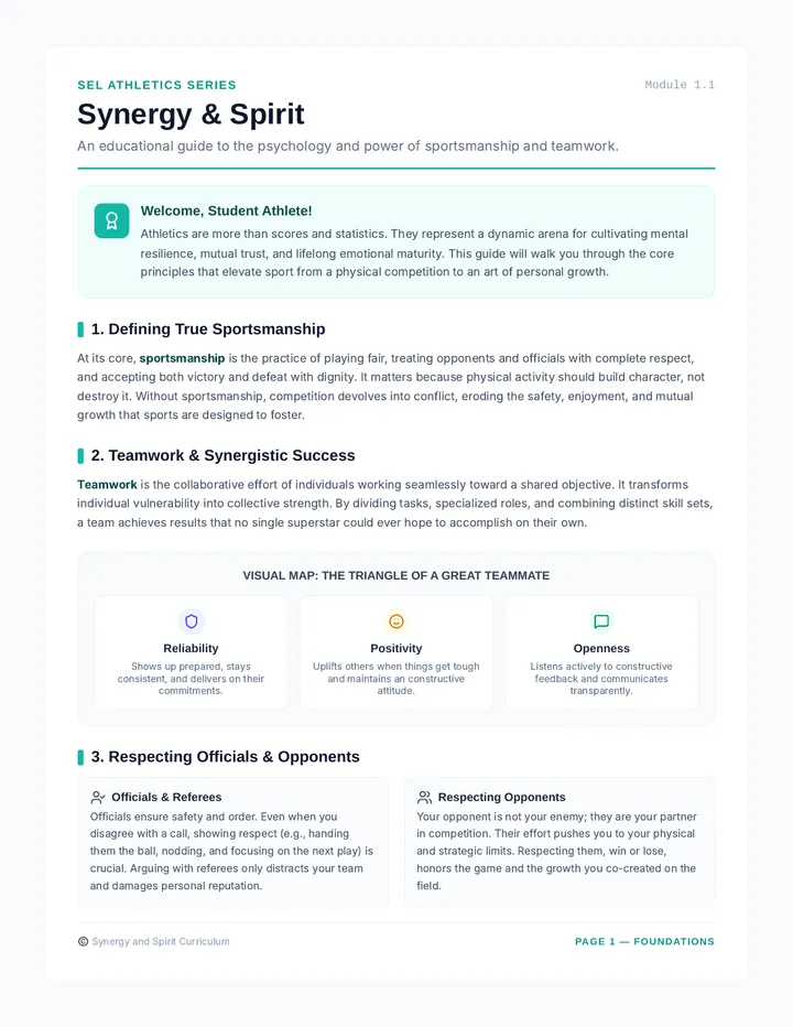 Synergy and Spirit Study Guide