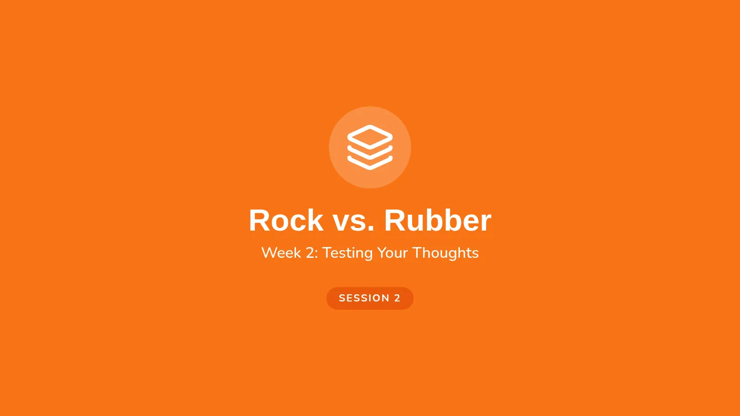 Rock Rubber Thinking Slides