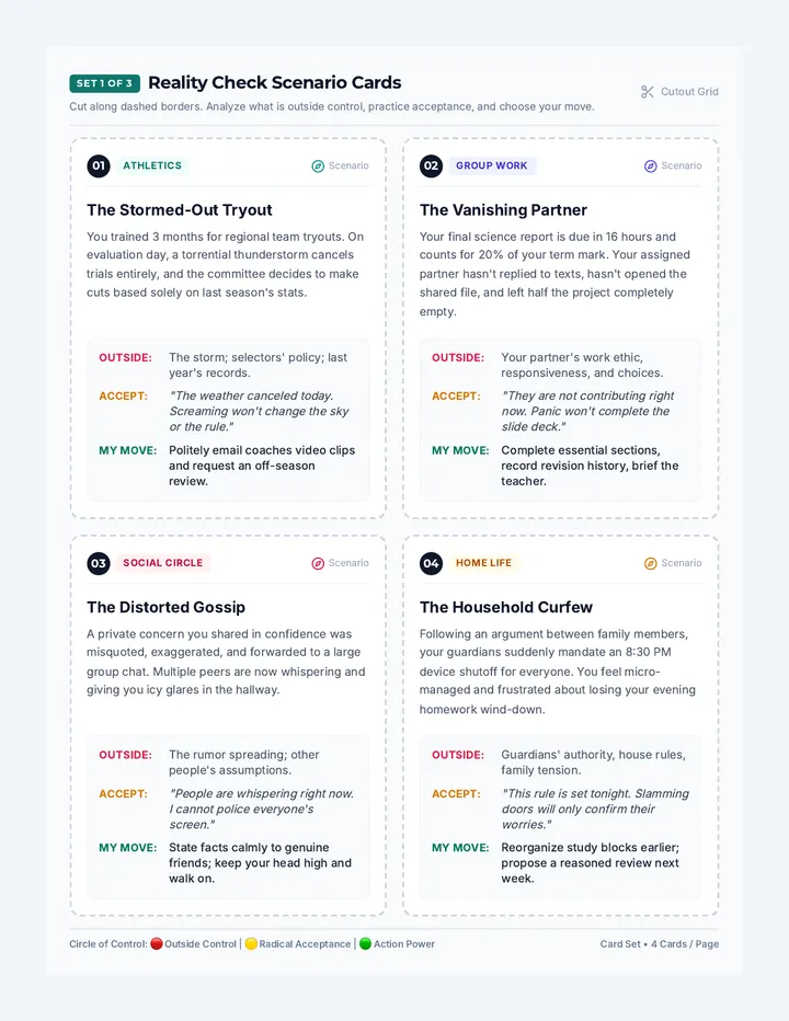 Reality Check Scenario Cards