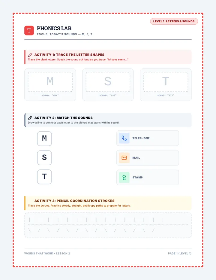 Identity Details Worksheets