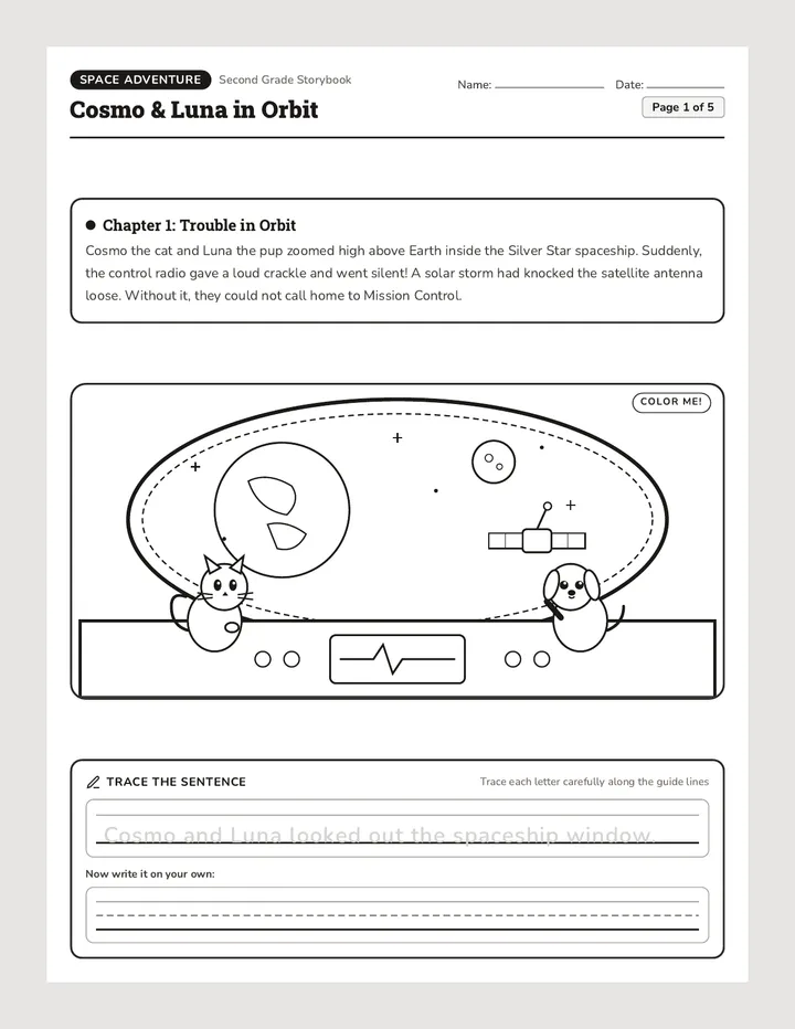 Space Cadets Story Book
