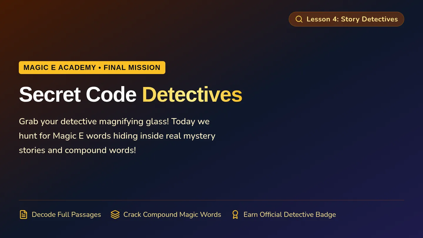 Secret Detective Slides