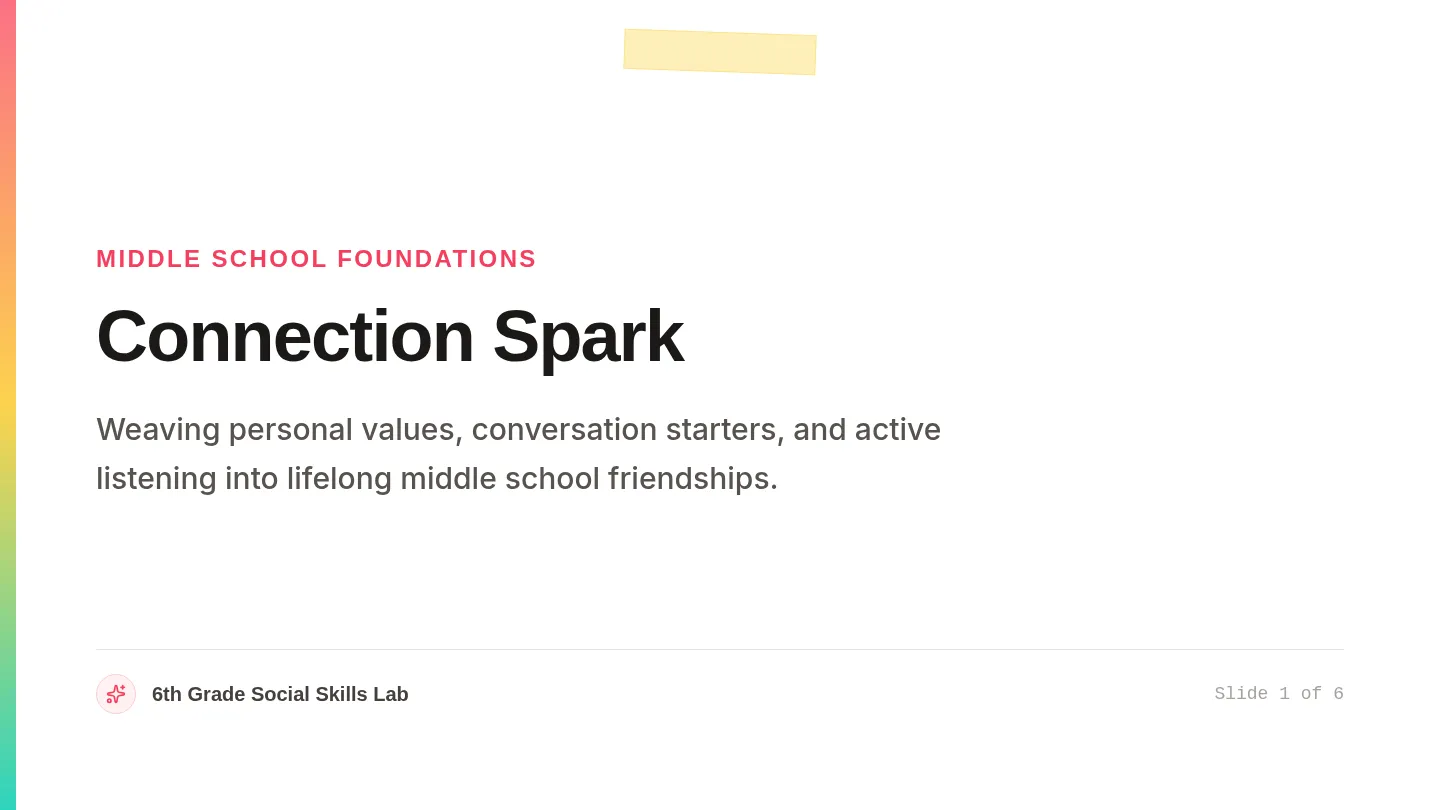 Connection Spark Slides