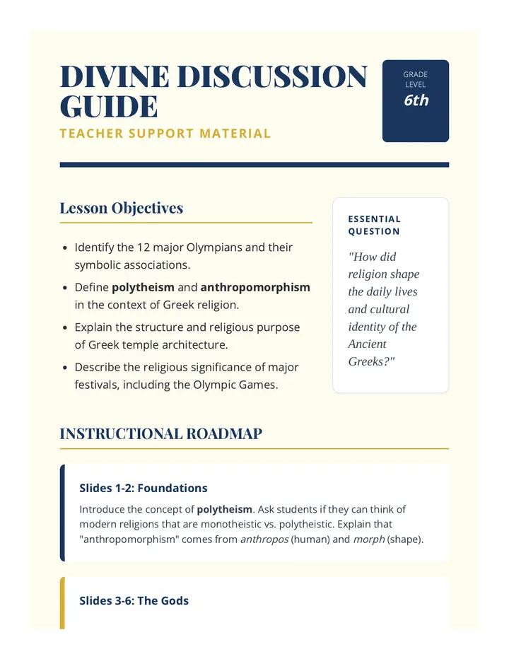 Divine Discussion Guide