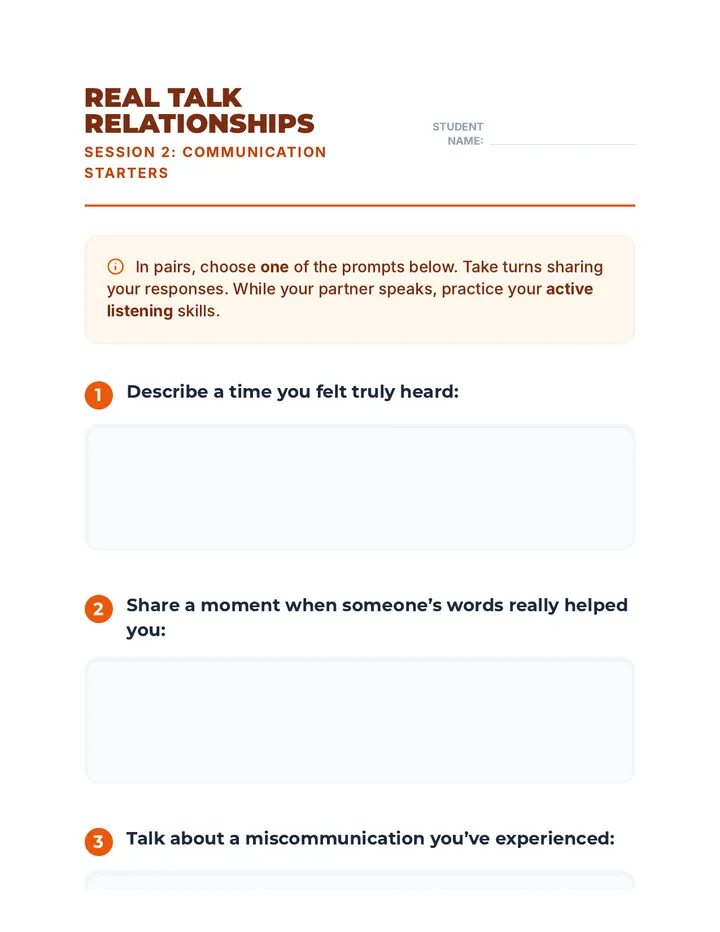 Session 2 Worksheet