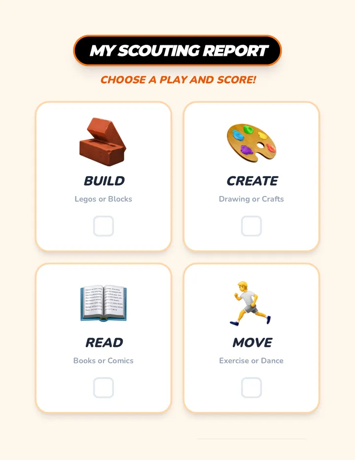 Boredom Buzzer Choice Board