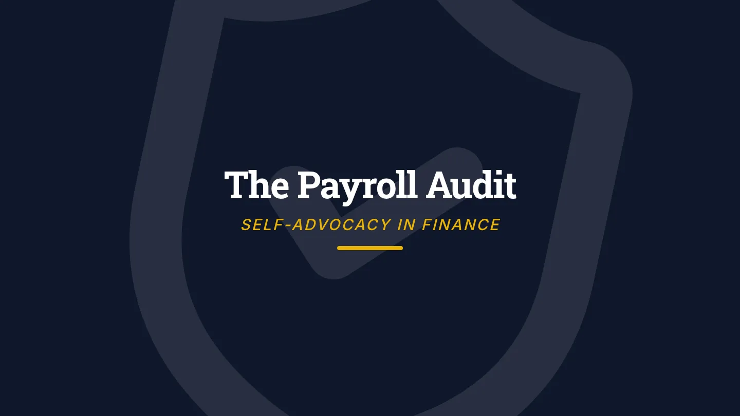 Paycheck Audit Slides