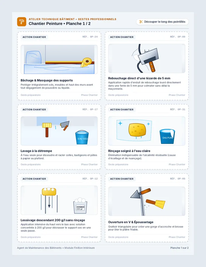 Chantier Peinture Cartes Jeu