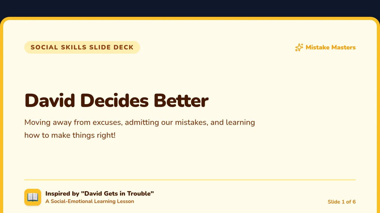David Decides Slides