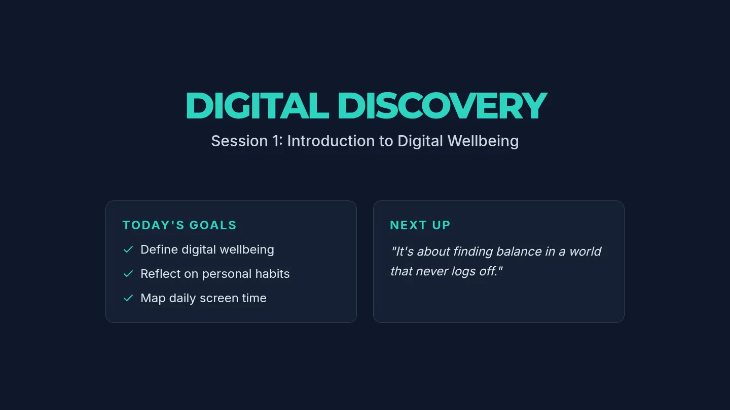 Session 1 Presentation Slides