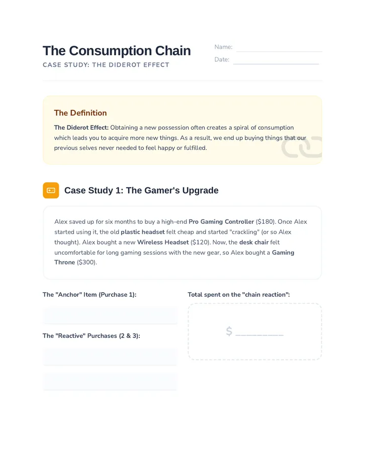 Consumption Chain Case Study