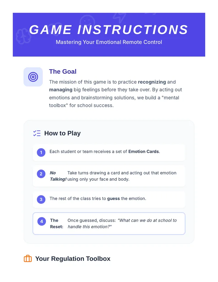 Game Instructions Guide