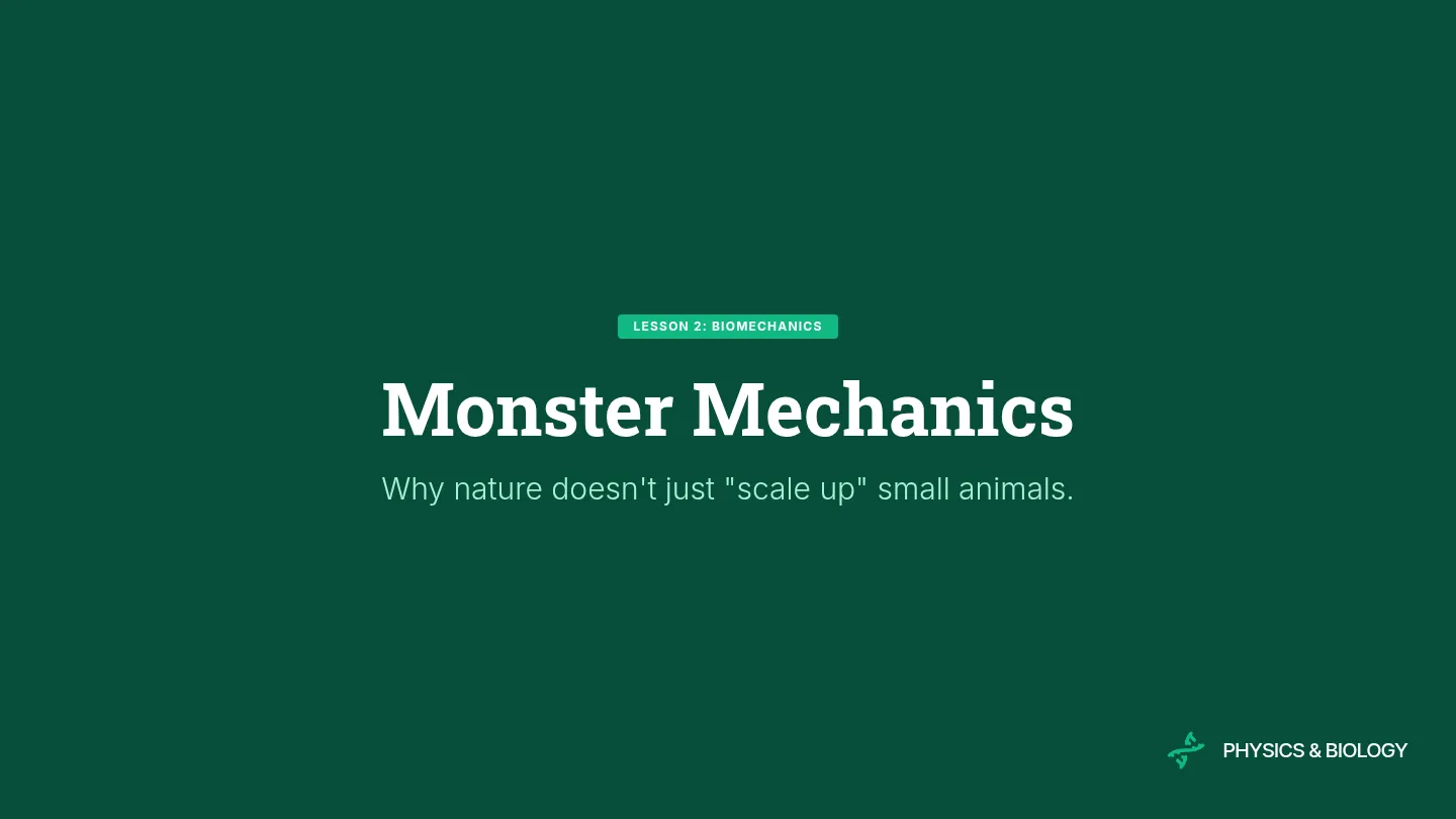 Monster Mechanics Slides