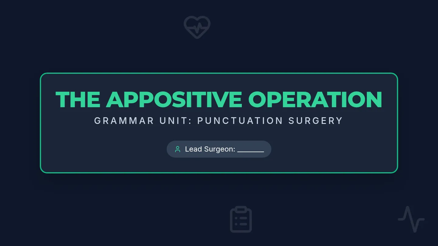 Appositive Operation Slides