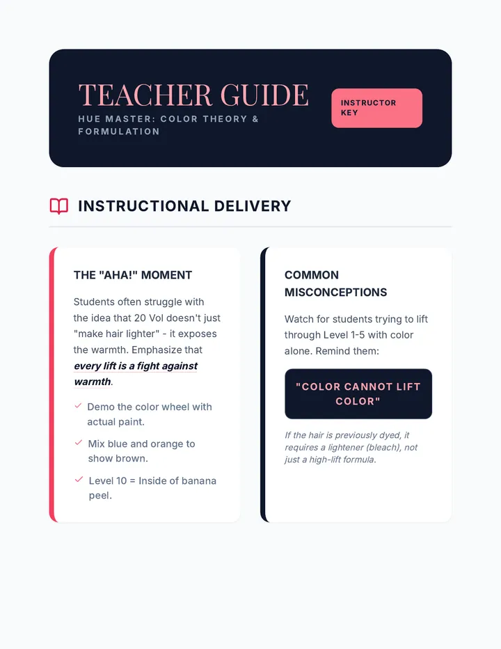 Hue Master Teacher Guide