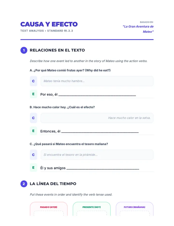 Mateo Adventure Analysis Worksheet