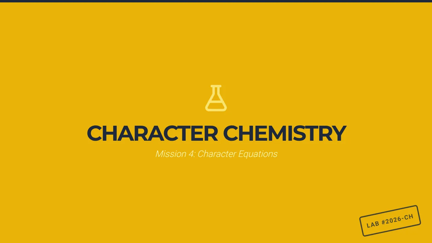 Character Chemistry Slides