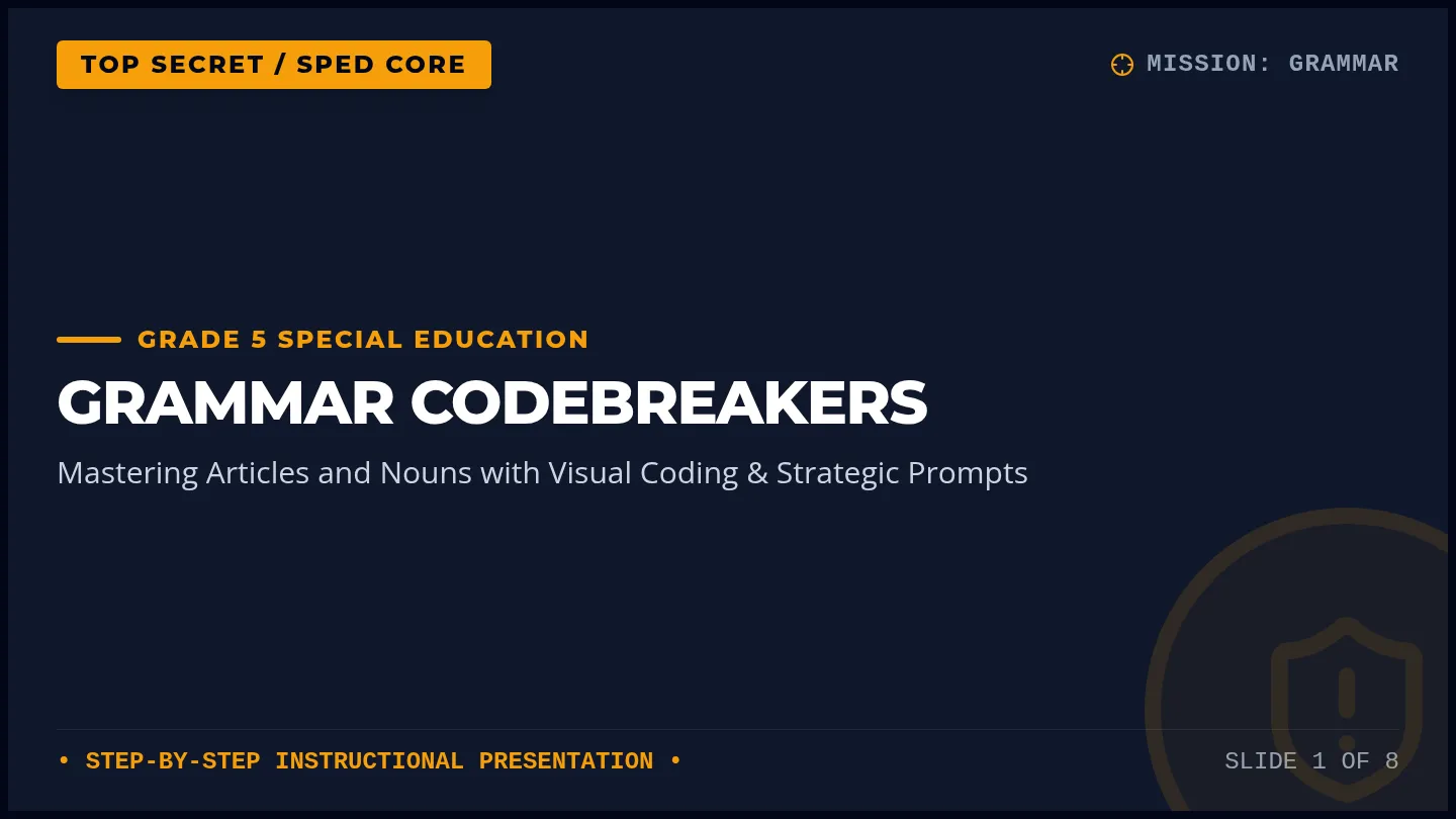Grammar Codebreakers Slides