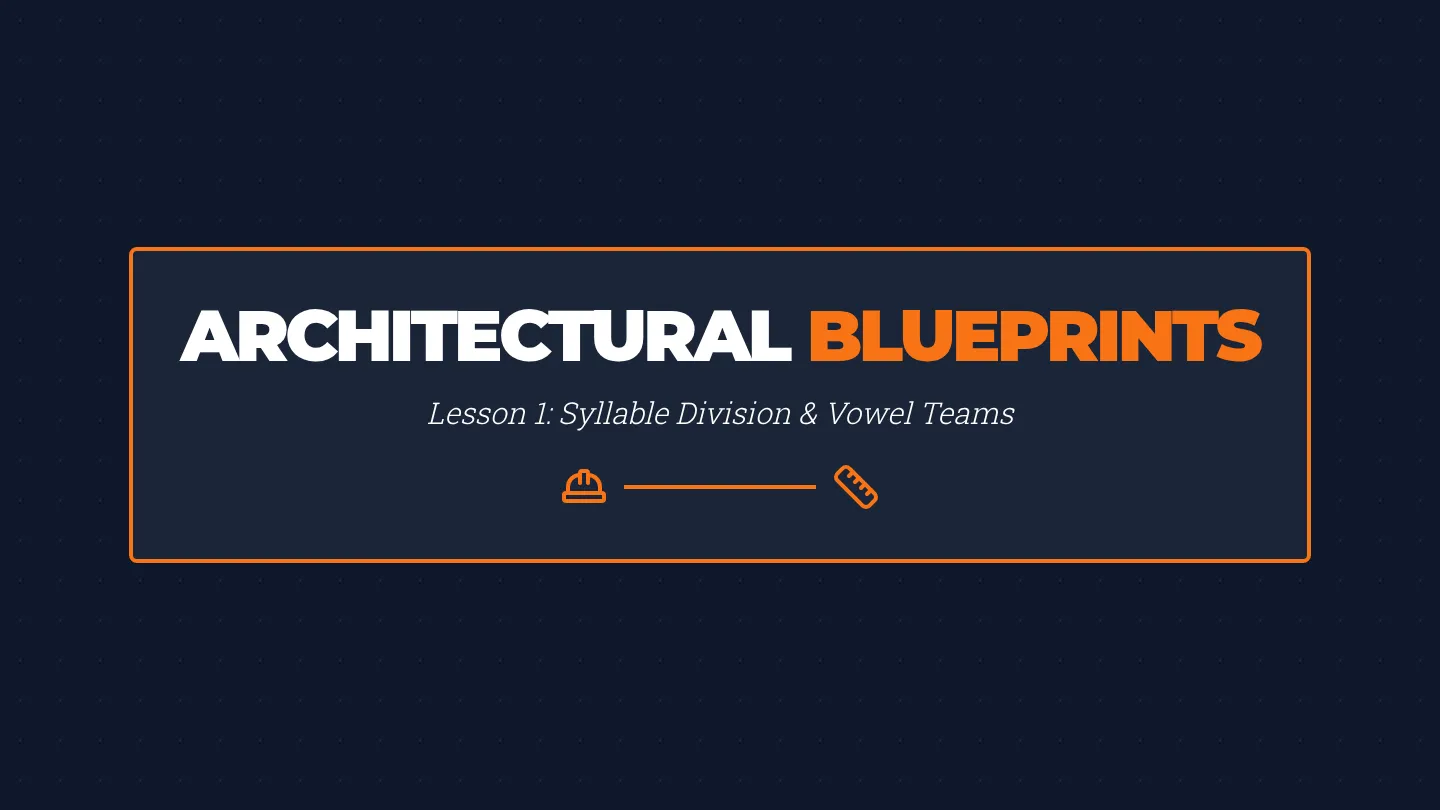 Architectural Blueprints Slides