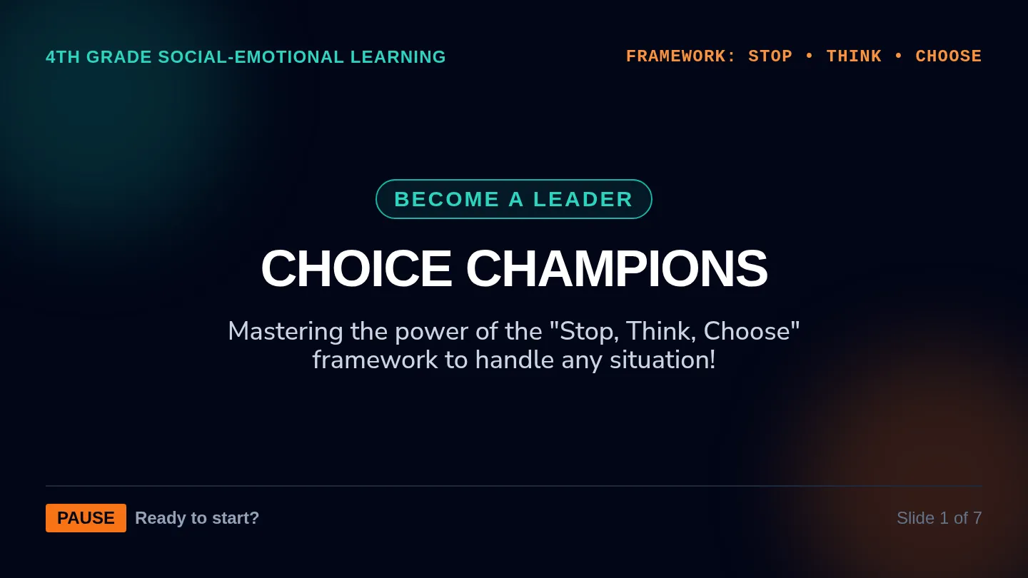 Choice Champions Slides