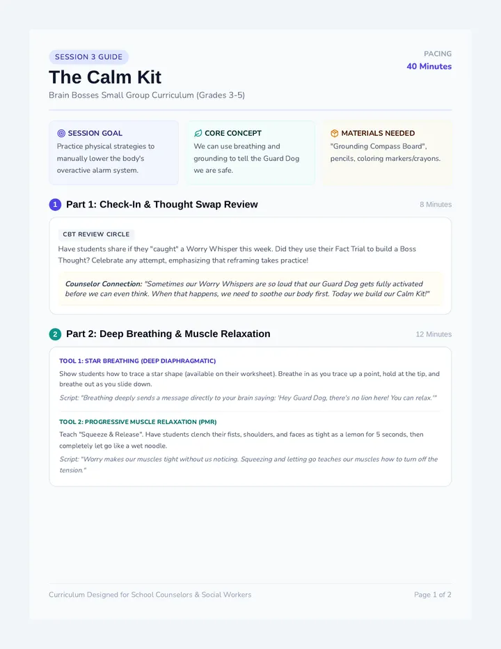 Calm Kit Guide
