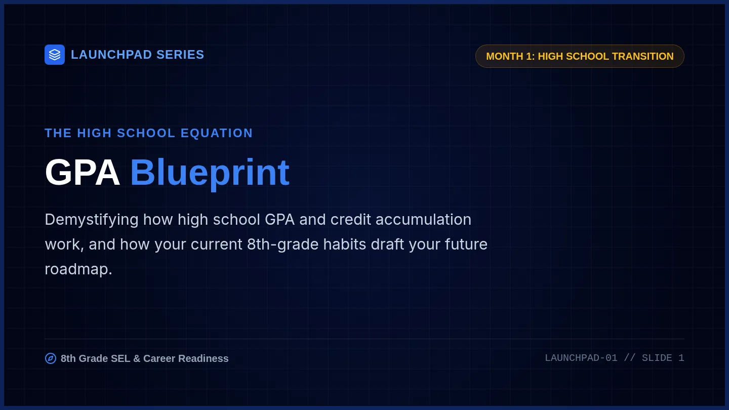 GPA Blueprint Slides