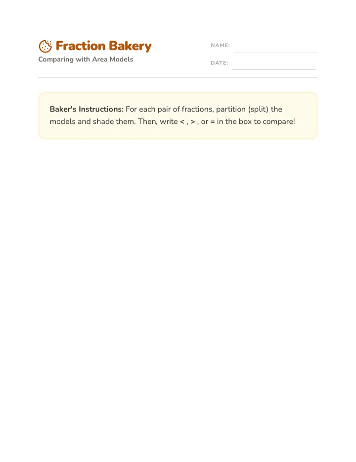 Shape Splitter Worksheet