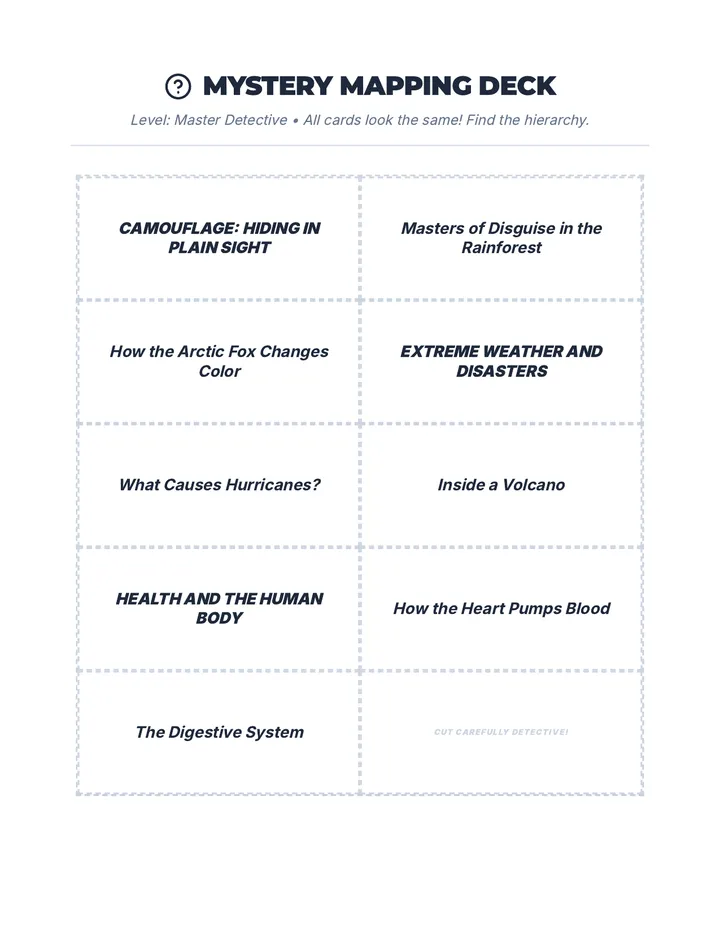 Mystery Mapping Deck