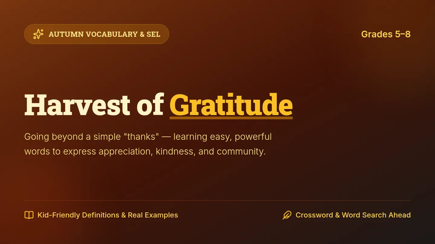 Harvest Gratitude Slides
