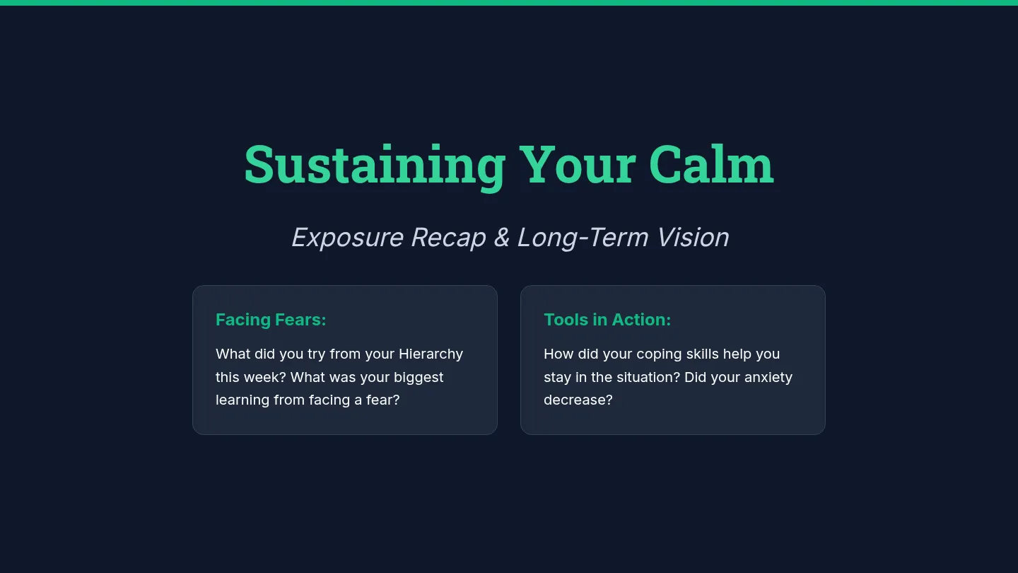 Maintaining Progress Slides