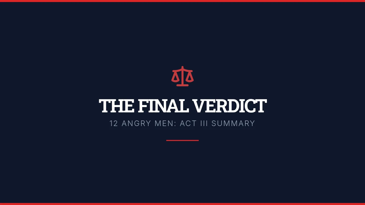 Act III Summary Slides