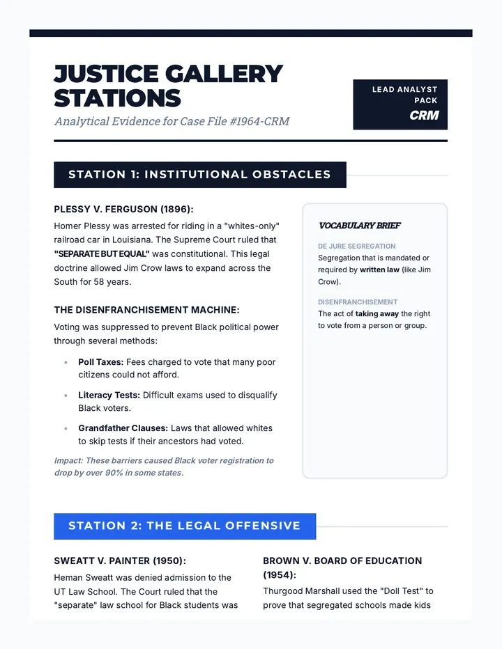 Justice Gallery Stations Resource Updated Alignment