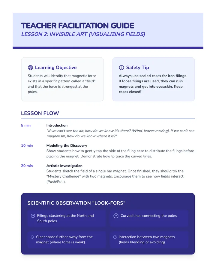 Invisible Art Teacher Guide