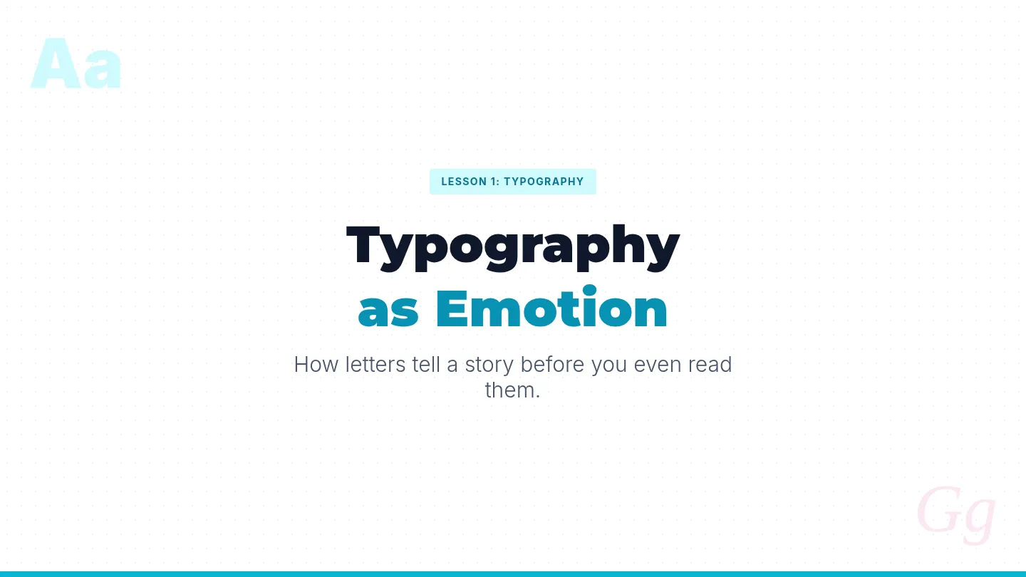 Typography Talk Slides