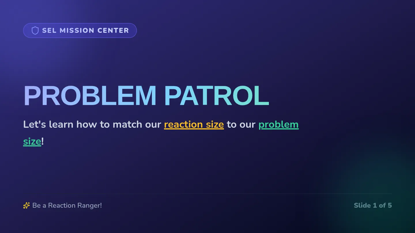 Problem Patrol Slides