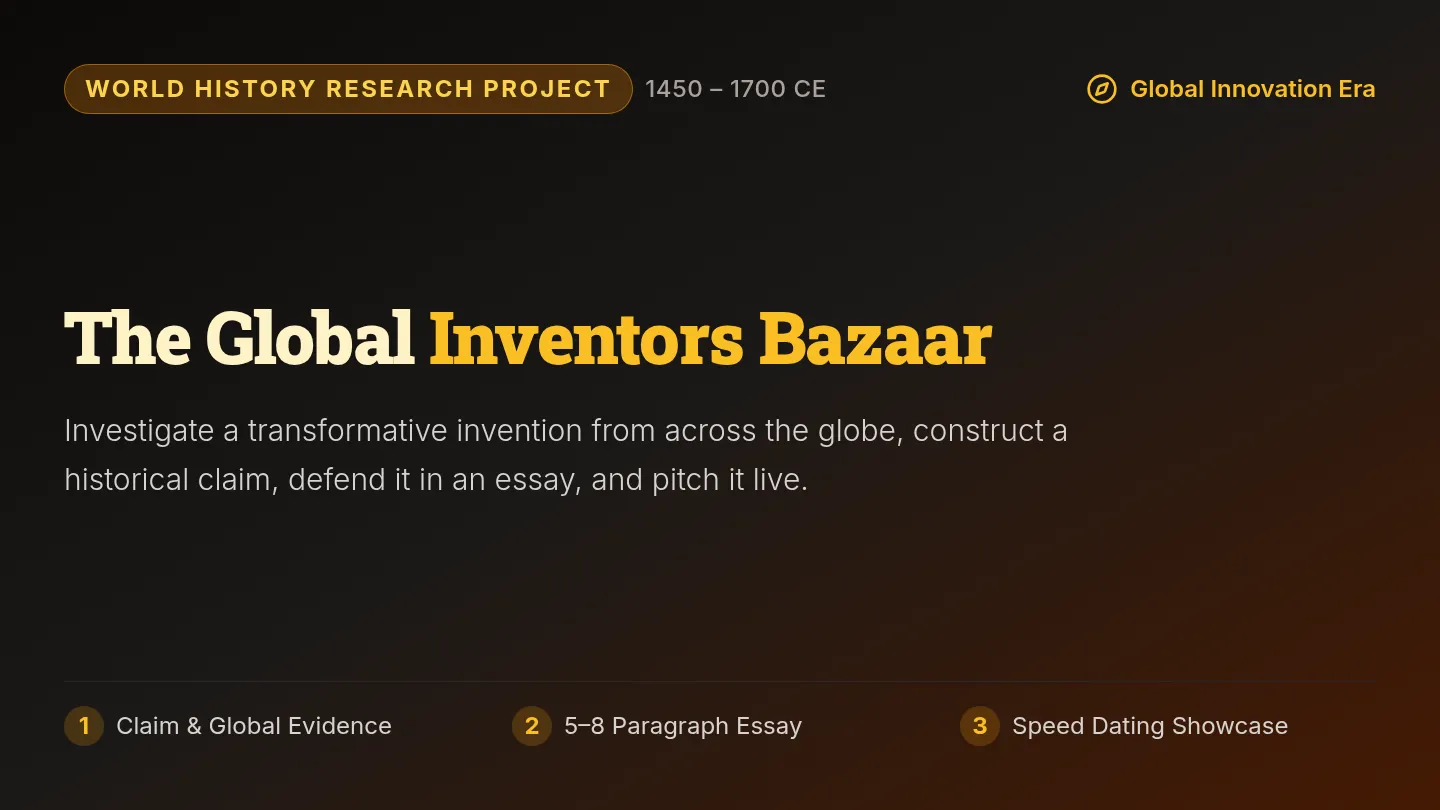 Inventors Bazaar Kickoff Slides