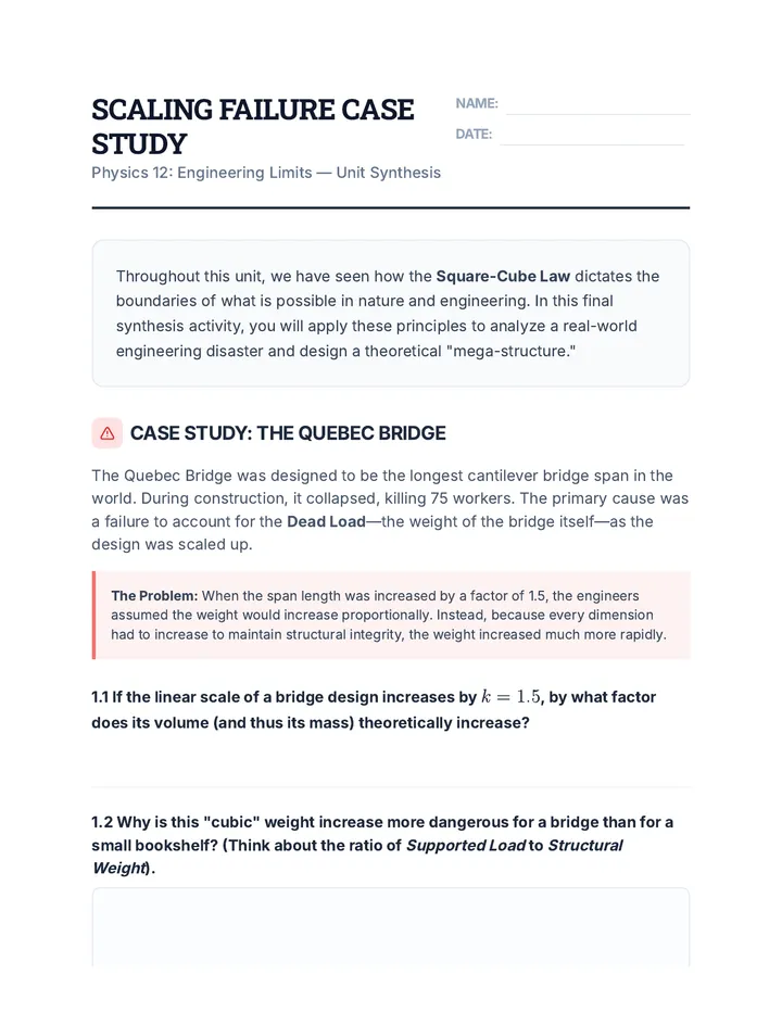 Scaling Failure Case Study