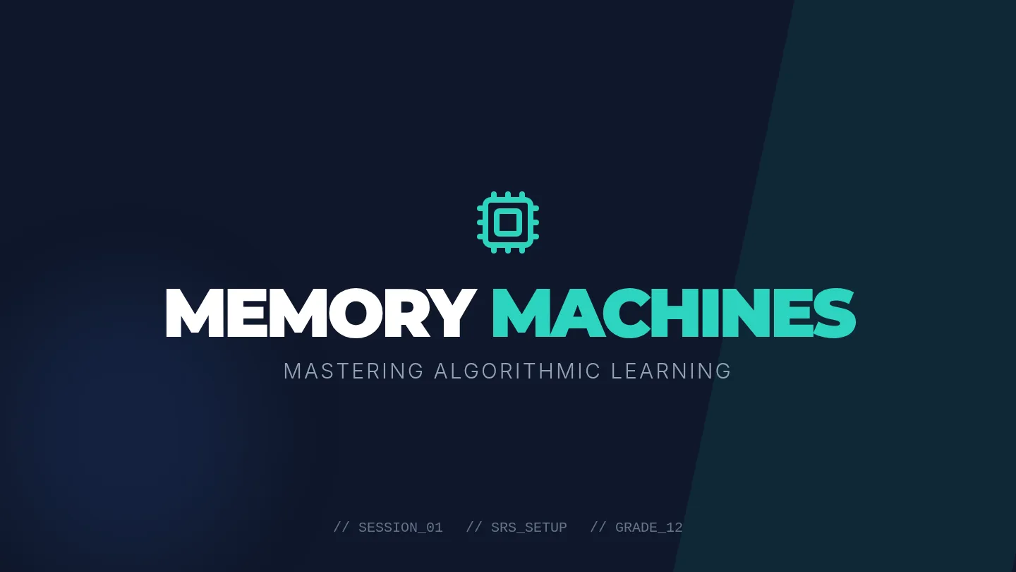Memory Machines Slides