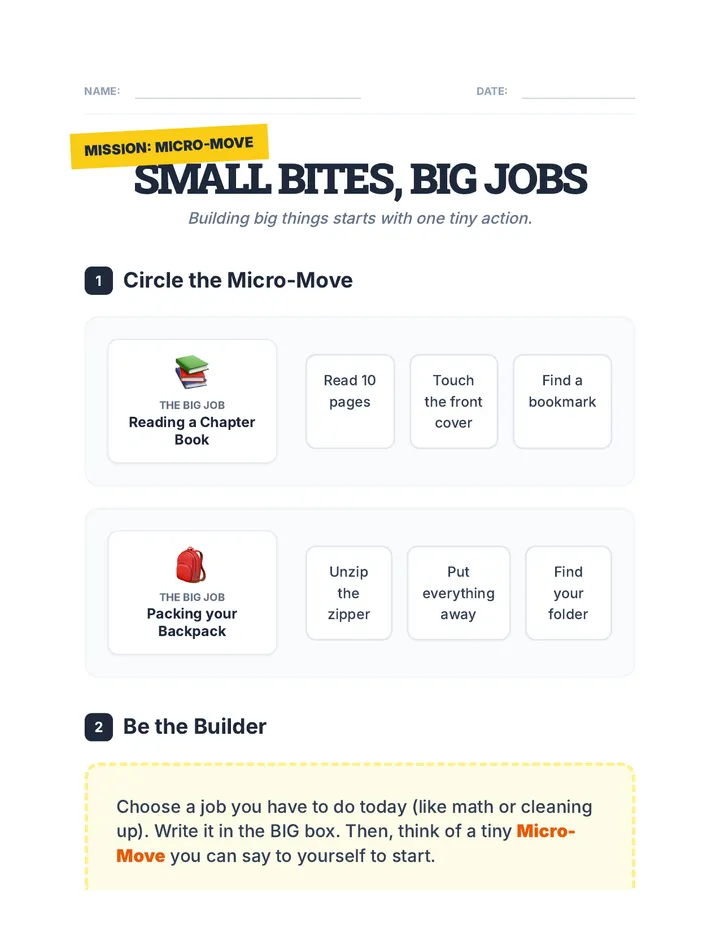 Brick by Brick Worksheet